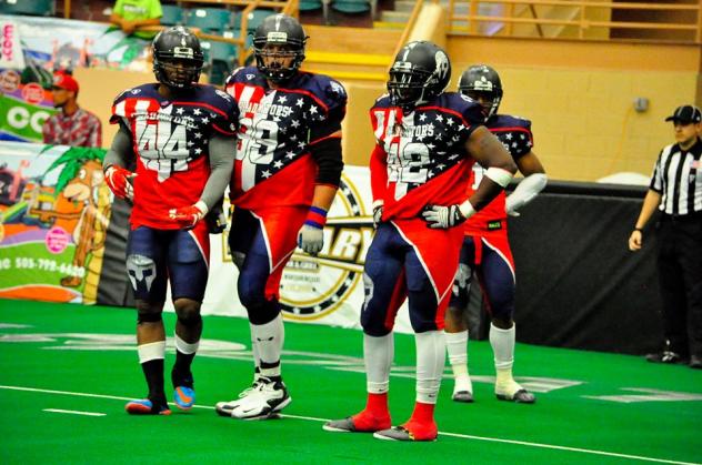 Roosevelt Falls and Duke City Gladiators Teammates