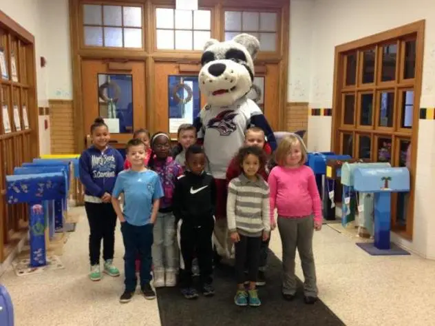 Elmira Jackals Mascot Blade with Diven Elementary, March, Catch of the Day Winners