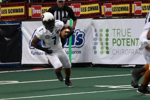 Michael Washington of the Arizona Rattlers Returns a Kick vs. the Portland Steel