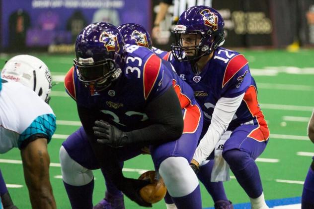 Offensive Lineman R.J. Bibbs with the New Orleans VooDoo