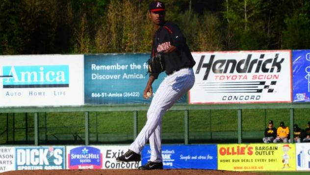 Kannapolis Intimidators Pitcher Luis Martinez