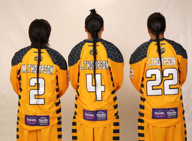 Miles, Lyle and Jerome Thompson of the Georgia Swarm