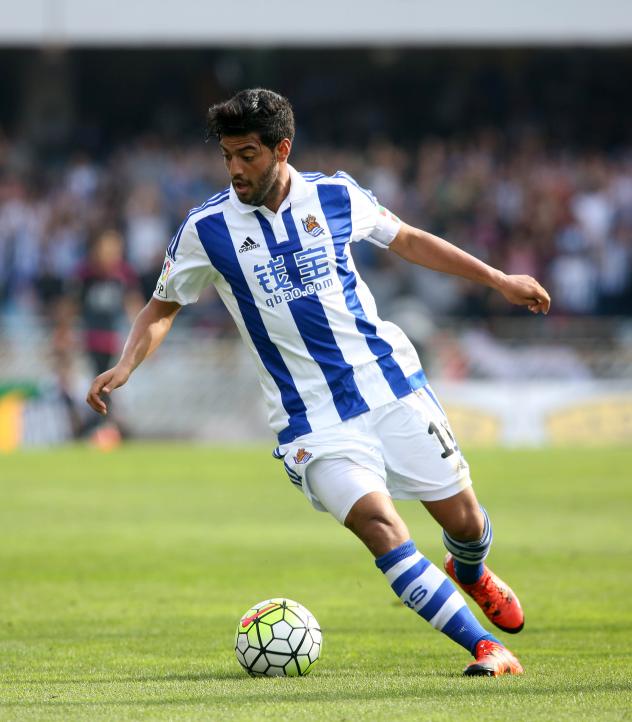 Carlos Vela with Real Sociedad