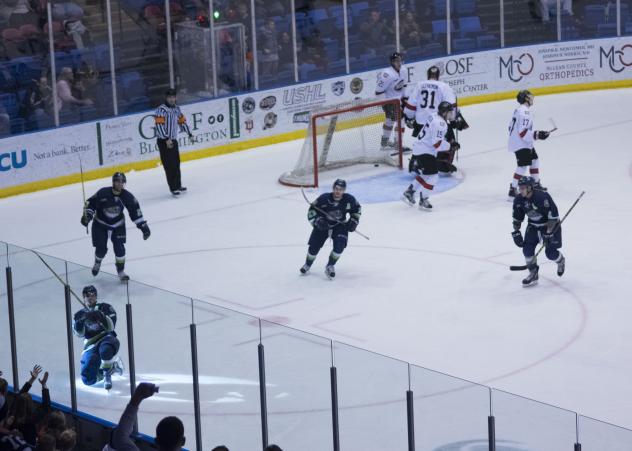 Bloomington Thunder Celebrate vs. the Chicago Steel