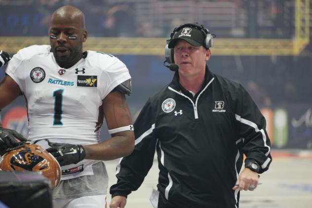 Arizona Rattlers Coach Kevin Guy and Rod Windsor
