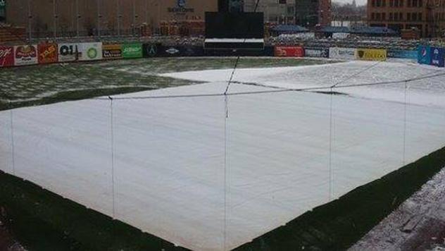 The Snow-Covered Field in Toledo