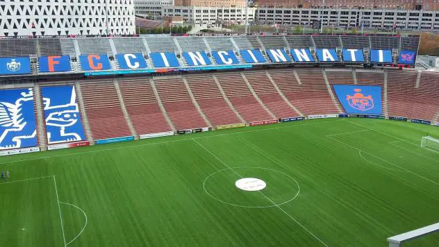 FC Cincinnati Banner at Nippert Stadium