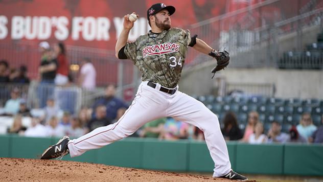 Arkansas Travelers Pitcher Alex Blackford