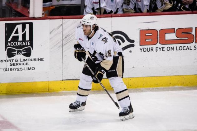 Wheeling Nailers Defenseman Mathew Maione