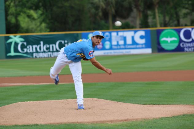 Myrtle Beach Pelicans Pitcher Jonathan Martinez