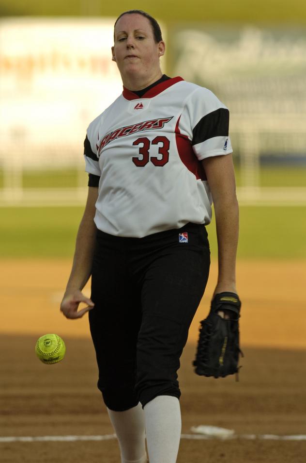Akron Racers Pitcher Brandee McArthur