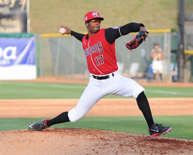 Hickory Crawdads Pitcher Dillon Tate