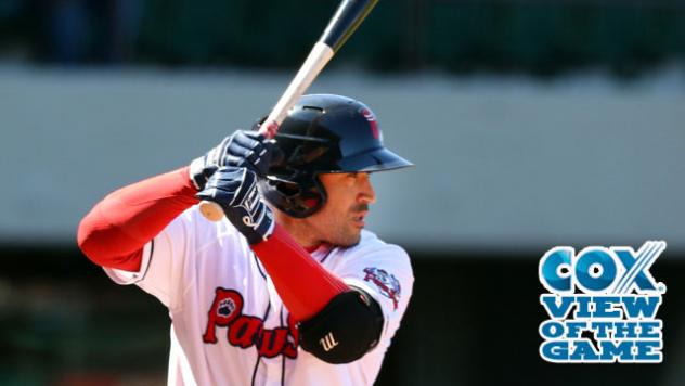 Sandy Leon of the Pawtucket Red Sox