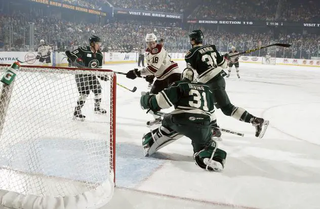 Chicago Wolves Test the Iowa Wild Defense