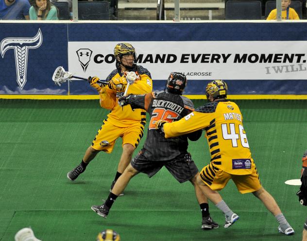 Miles Thompson of the Georgia Swarm vs. the New England Black Wolves
