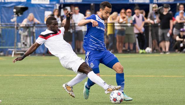 FC Edmonton Midfielder Cristian Raudales