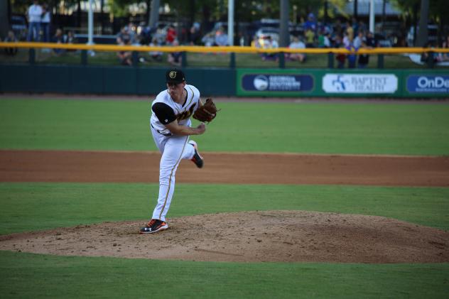 Jacksonville Suns Pitcher Austin Brice Delivers