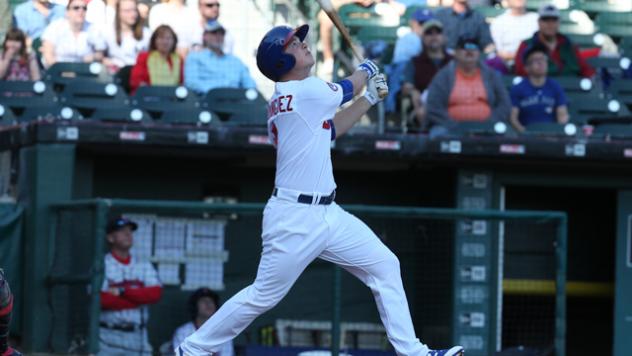 Matt Dominguez of the Buffalo Bisons