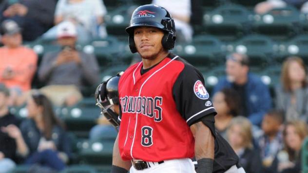 Hickory Crawdads OF LeDarious Clark