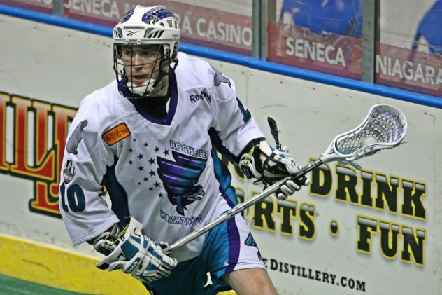 Pat McCready with the Rochester Knighthawks