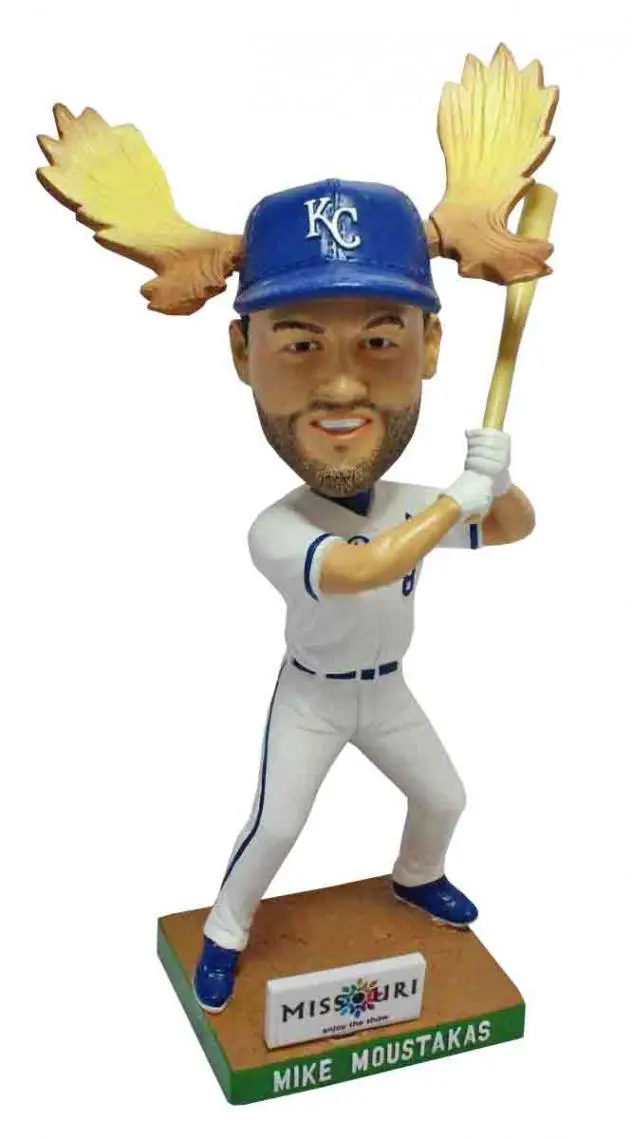 Mike Moustakas Bobble-Antler