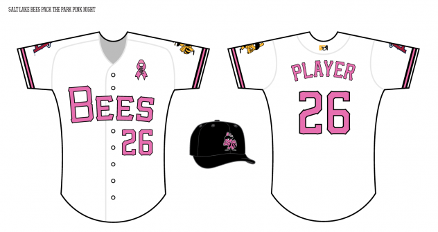 Salt Lake Bees Pink Jersey
