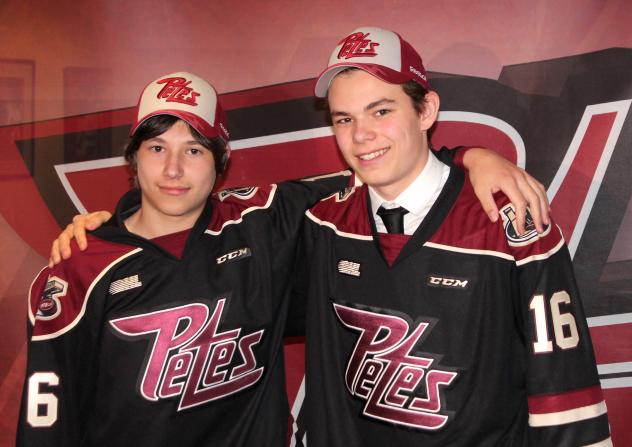 Peterborough Petes Pavel Gogolev and Semyon Der-Arguchintsev