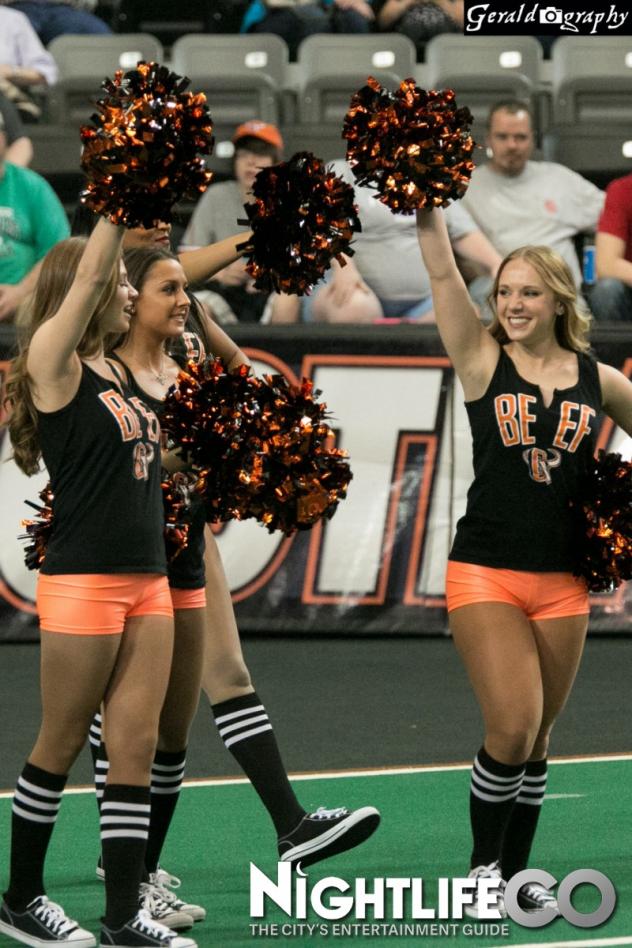 Omaha Beef Cheerleaders