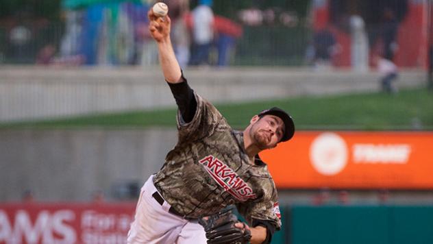 Arkansas Travelers Pitcher Alex Blackford