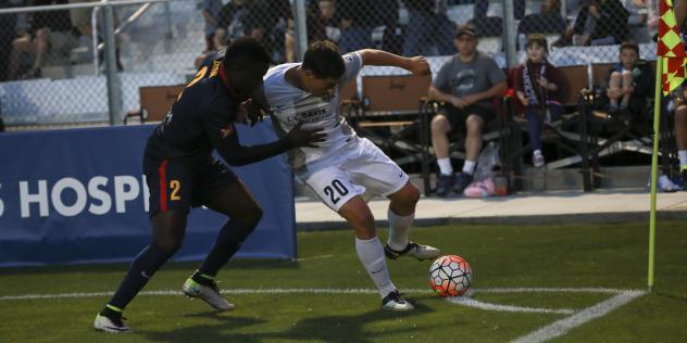 Sacramento Republic FC and Saint Louis FC Battle for the Ball