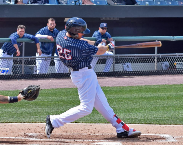 Brendan Ryan of the Syracuse Chiefs Launches a Home Run