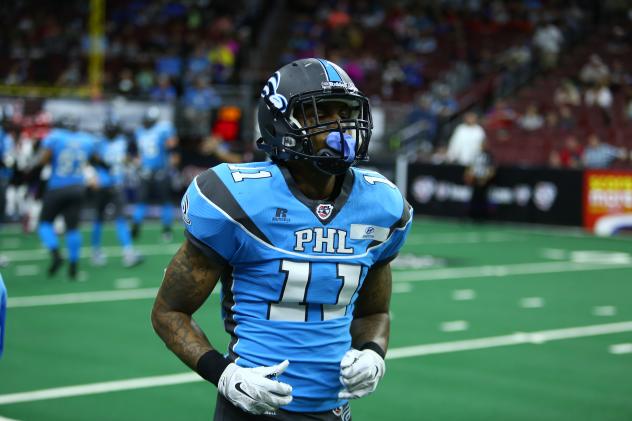 Wide Receiver Xavier Boyce with the Philadelphia Soul