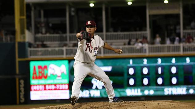 Frisco RoughRiders Pitcher Frank Lopez