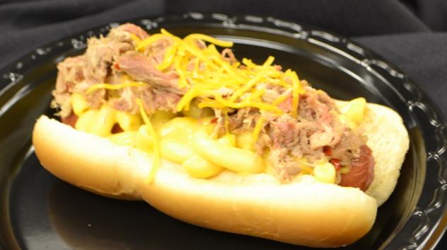 Winston-Salem Dash's Cheesy Pig Dog