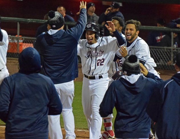 Syracuse Chiefs Shortstop Jose Lozada Scores the Game-Winning Run