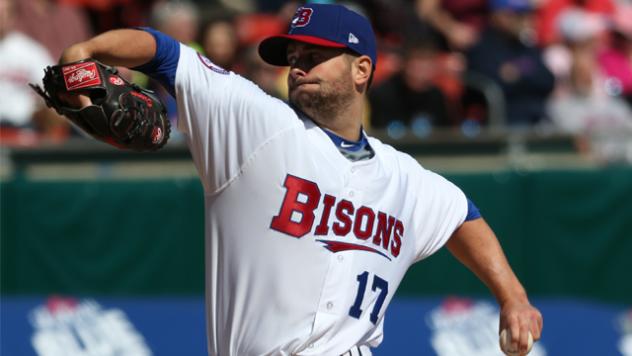 Buffalo Bisons Pitcher Scott Diamond