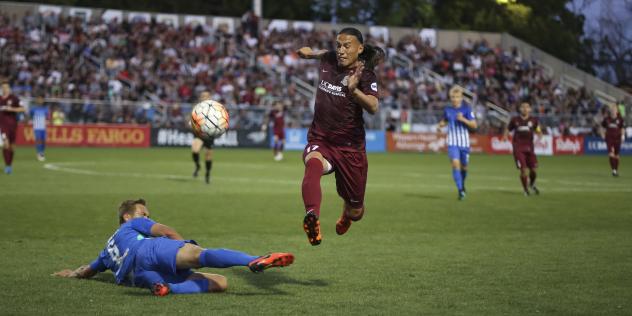 Sacramento Republic FC Chases the Ball vs. Orange County Blues FC