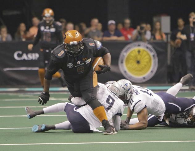 Mykel Benson of the Arizona Rattlers vs. the Portlad Steel