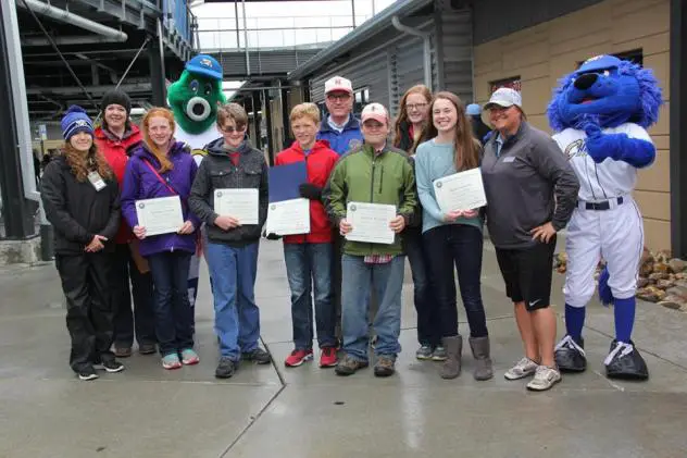Local NEST Contest Winners Honored at Werner Park Sunday, May 1