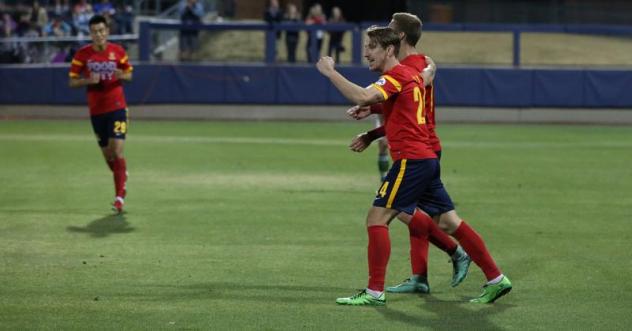 Arizona United SC Celebrates a Goal vs. Portland Timbers 2