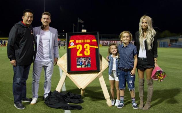 Arizona United SC Honors Scott Morrison
