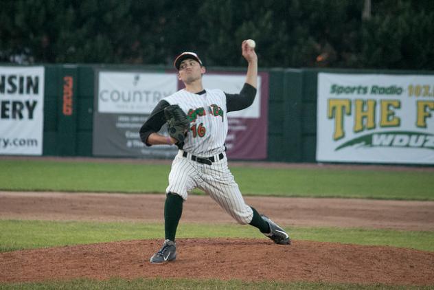 Green Bay Bullfrogs Pitcher Matt McCarthy