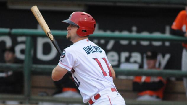 Kyle Waldrop of the Louisville Bats