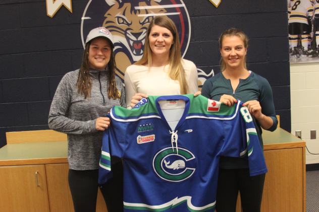 Connecticut Whale Signees Cydney Roesler, Nicole Connery, and Nicole Kosta