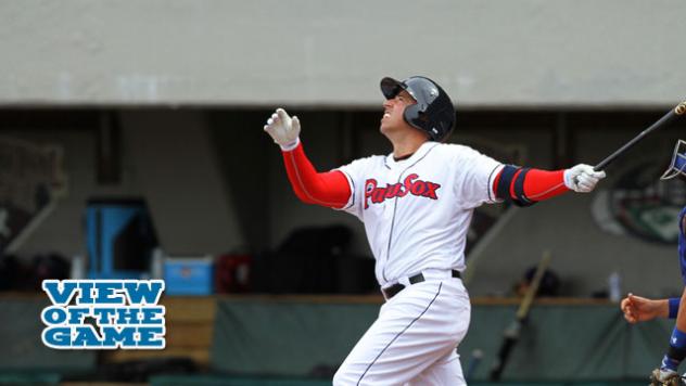 Chris Marrero of the Pawtucket Red Sox