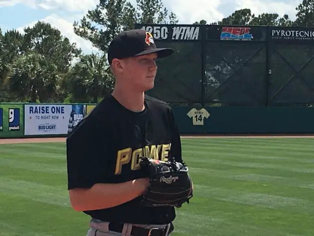 West Virginia Power Pitcher Mitch Keller on the Mound