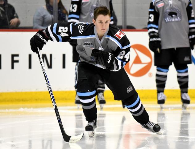 Hailey Browne of the Buffalo Beauts