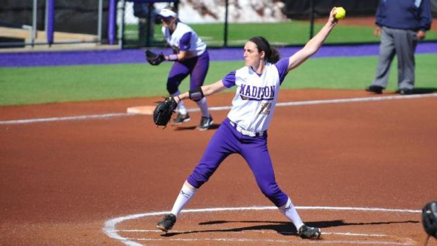 Akron Racers Draftee, Pitcher Jailyn Ford with James Madison