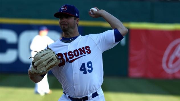 Buffalo Bisons Pitcher Wade LeBlanc