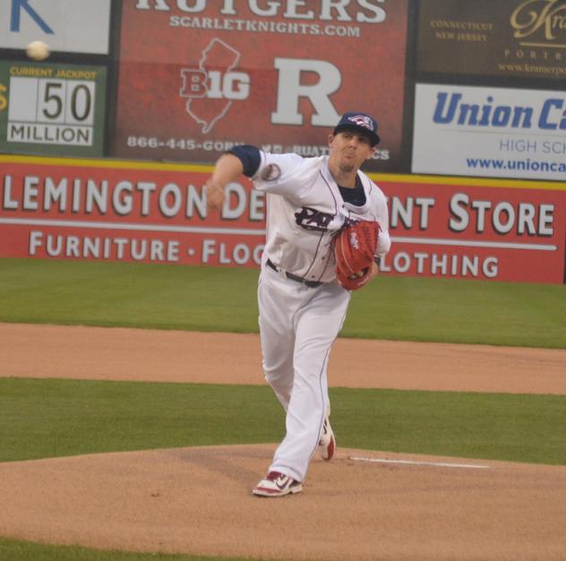Somerset Patriots Pitcher Mickey Storey